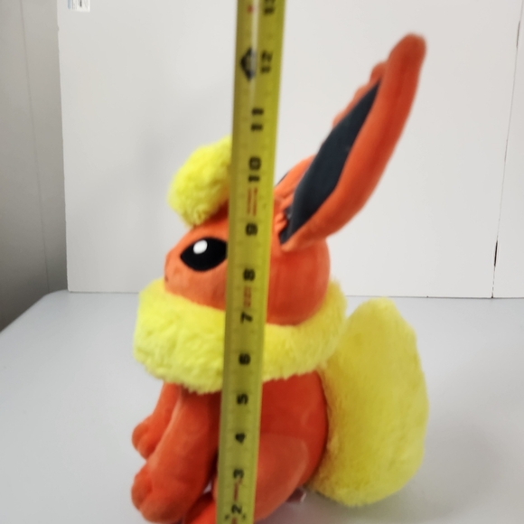 Vintage Flareon Pokemon Plush 3rd Round 1997 Nintendo Tag - Picture 8 of 9